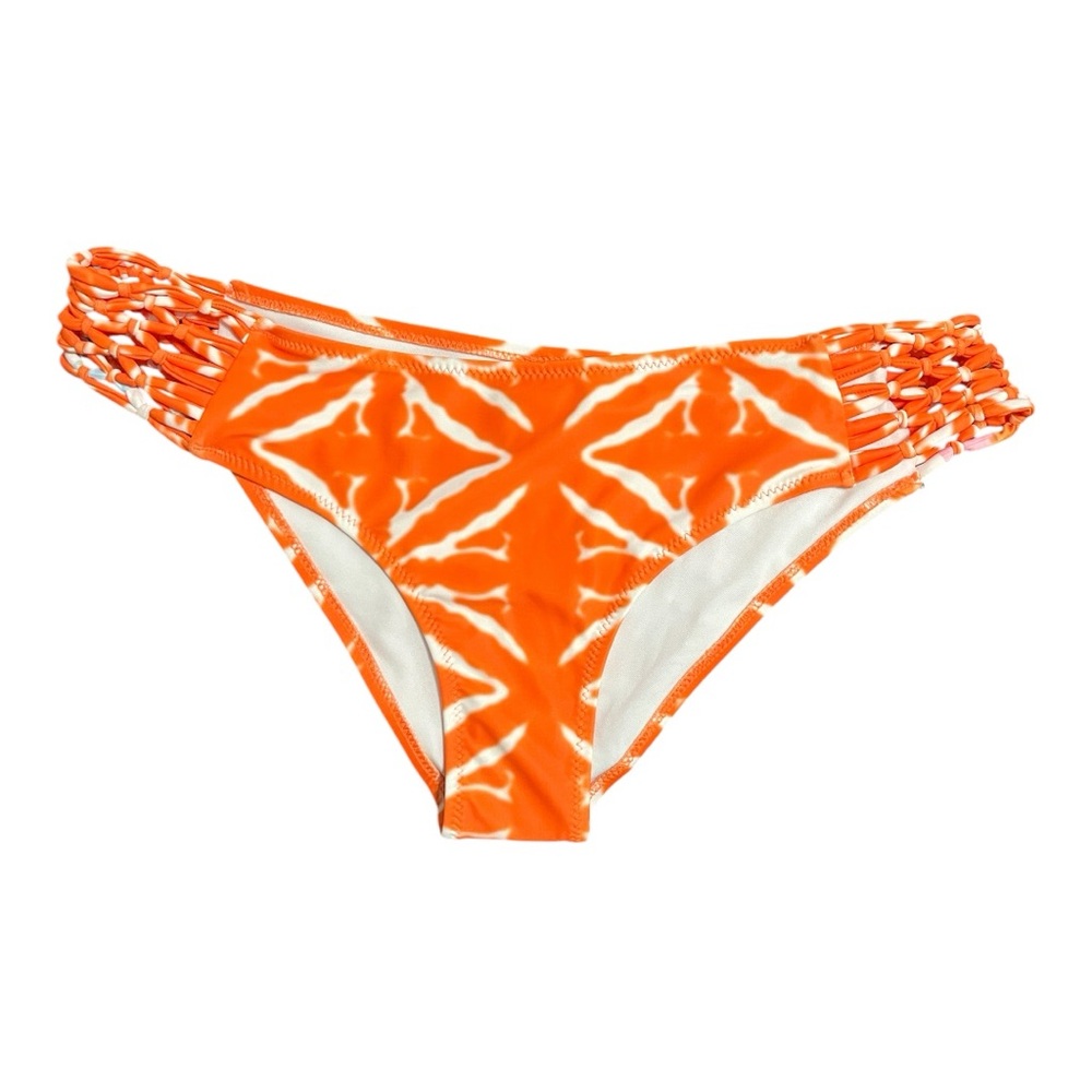 Cupshe Orange and White Geometric Bikini M